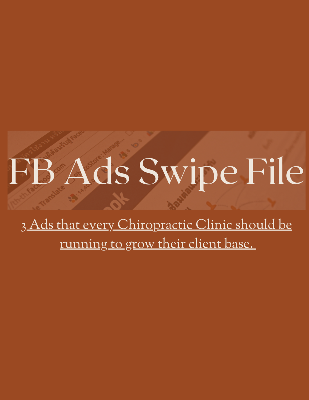 FB Ads Swipe File Cover