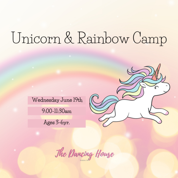Colorful Rainbow Unicorn Welcome to Class Desktop Wallpaper (Instagram Post)