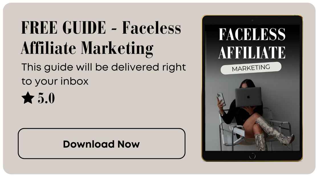 shop facless affiliate marketing