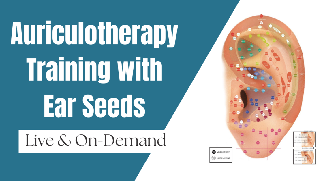 Auriculotherapy Training with Ear Seeds Card