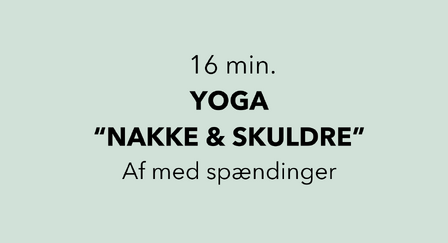 yoga nakke og skuldre
