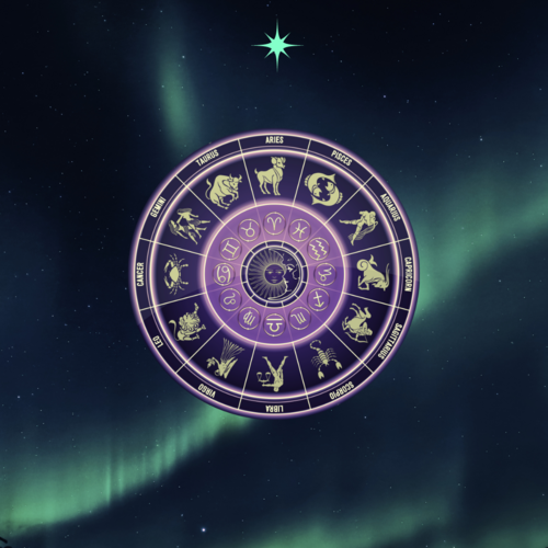 Blue Teal Gradient Zodiac Signs Horoscope Instagram Post