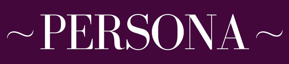 Persona. Logo on Purple 