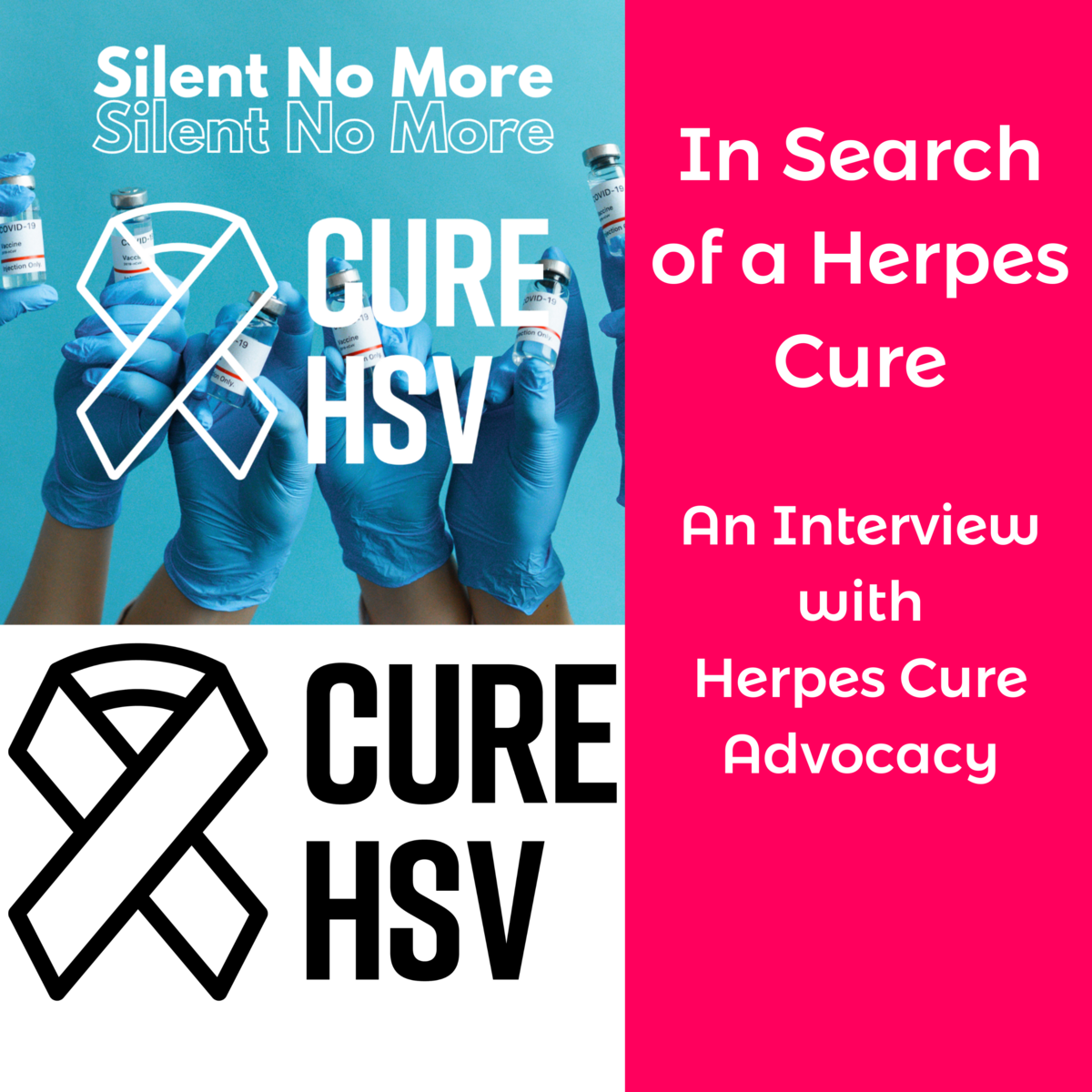 Herpes cure advocacy Podcast cover Libsyn (Podcast Cover)
