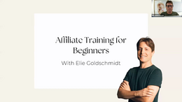 Free affiliate training for beginners