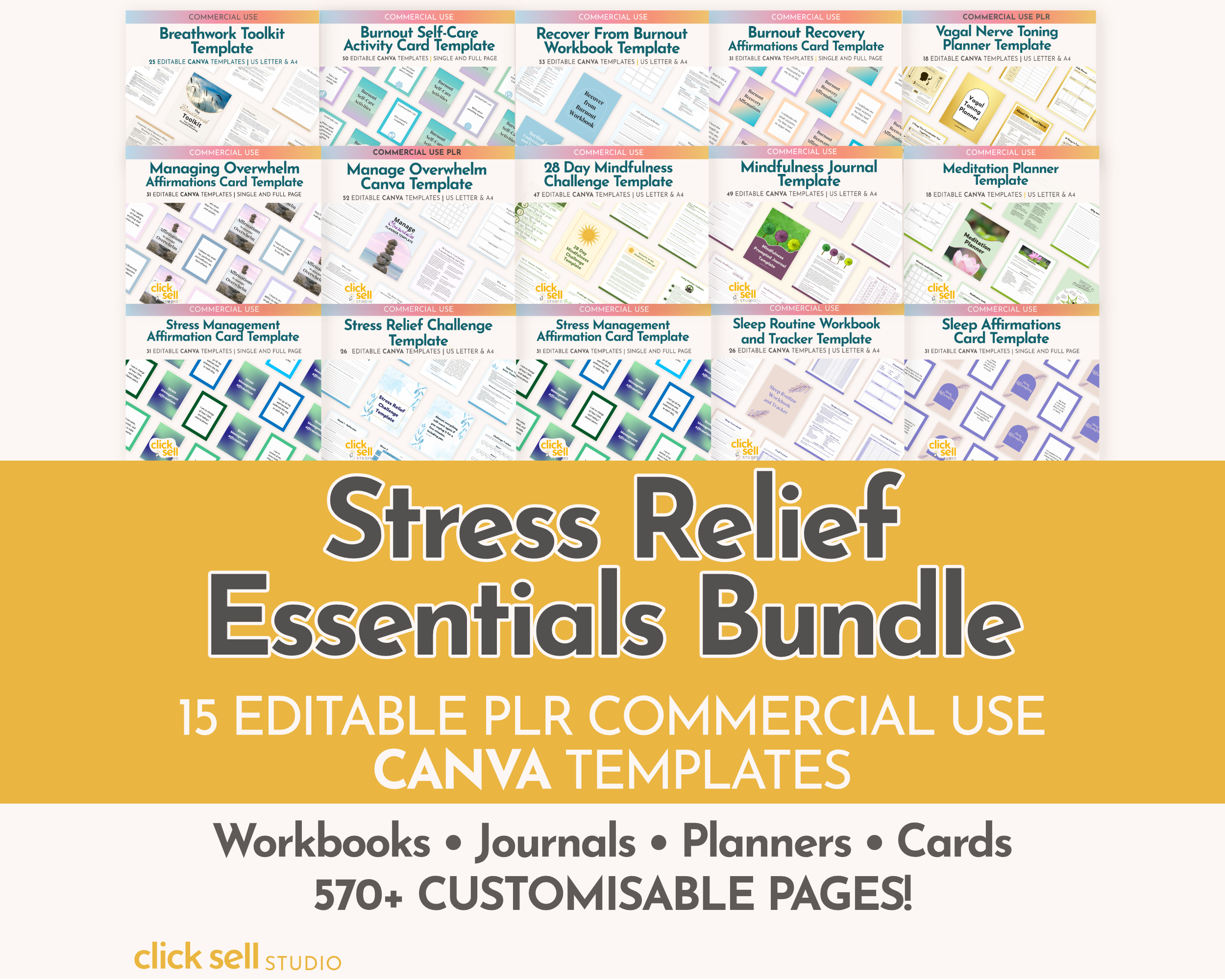 listing stress relief reseller canva template bundle_1