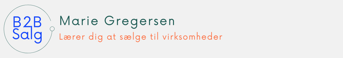 Marie Gregersen | B2B Salgsmentor logo