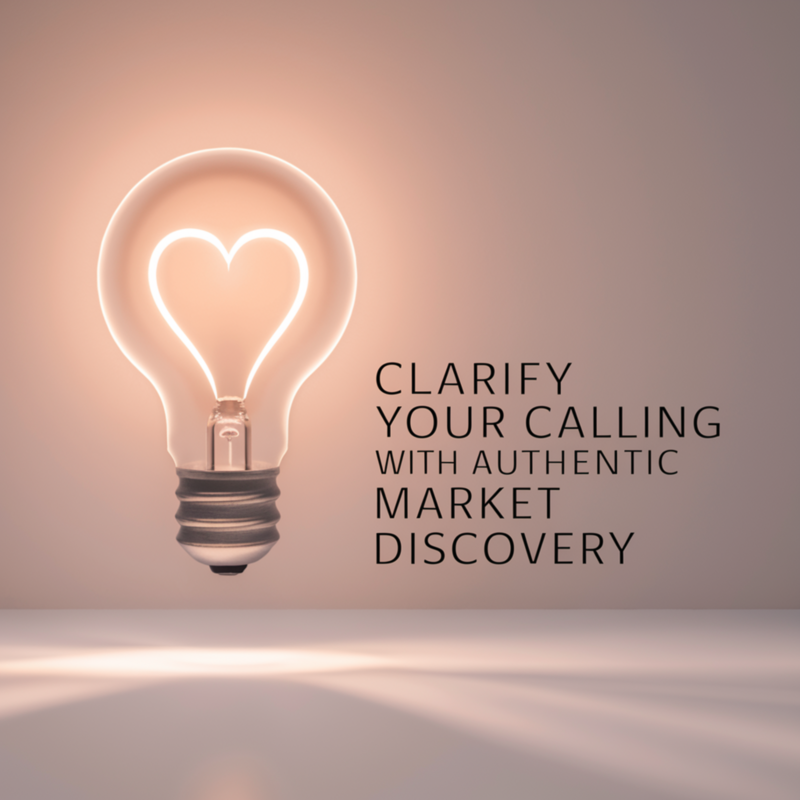 Lightbulb warm Clarify Your Calling with Authentic Market Discovery