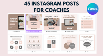 45 INSTAGRAM POSTS FOR COACHES