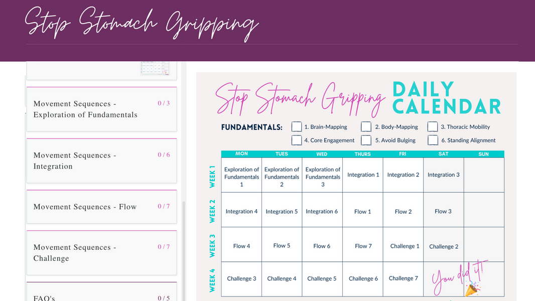 SSG Course Photo Calendar with purple