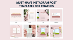 MUST-HAVE INSTAGRAM POST TEMPLATES FOR COACHES