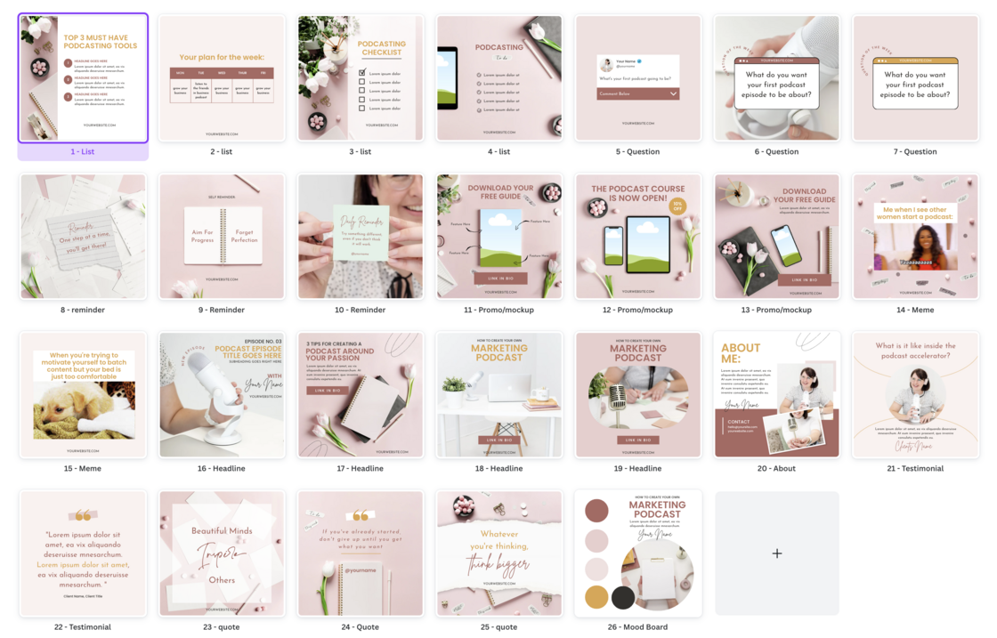 MUST-HAVE INSTAGRAM POST TEMPLATES FOR COACHES
