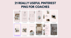 21 Really Useful Pinterest Pins for Coaches