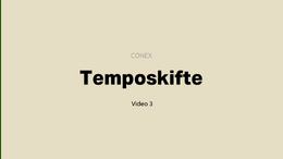 4 Temposkifte