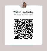 QR code Wicked Leadership Whats app for business graa copy