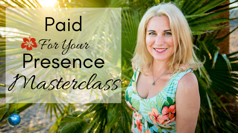 Paid For Your Presence Masterclass | Erica Duran | Simplero Product Catalog Images  (800 x 450 px)