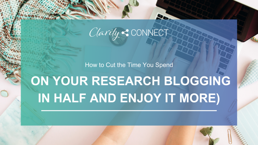 Blogging research