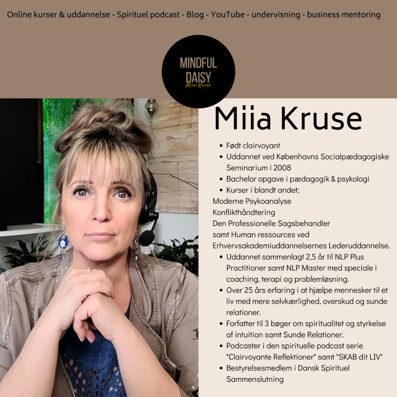 online uddannelse kursus spirituel udvikling Miia Kruse