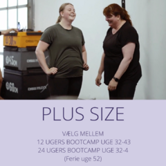 Plus Size Bootcamp uge 32-43