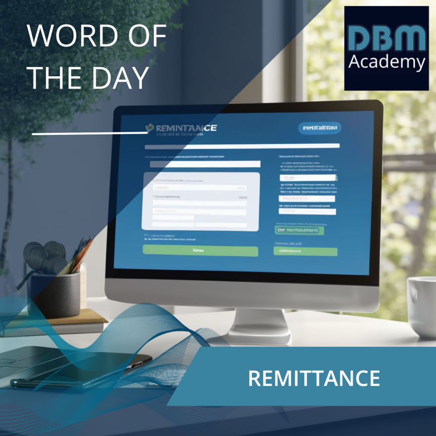 Word of the day -  Remittance