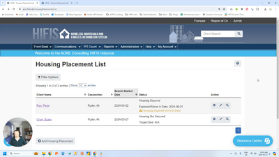 Housing Placement Module Overview 2024-05-27