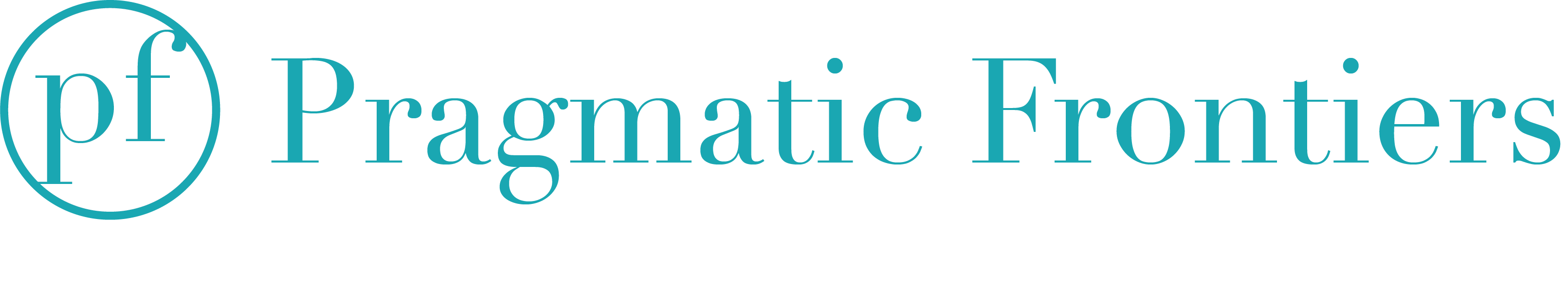 Pragmatic Frontiers logo