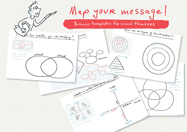 Map your message Simple diagrams worksheets covers-600