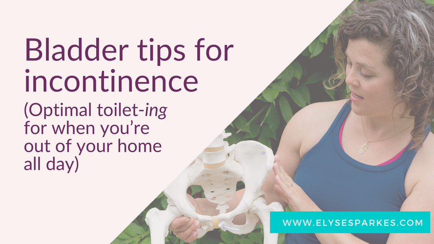 Blog Bladder tips for incontinence
