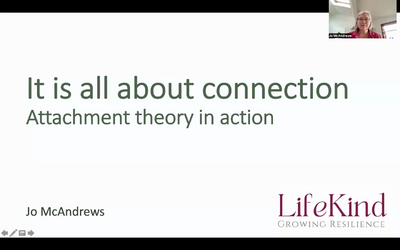 Attachment session by Jo McAndrews
