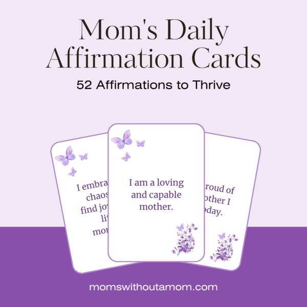 Mom's Daily Affirmation Cards Mockup