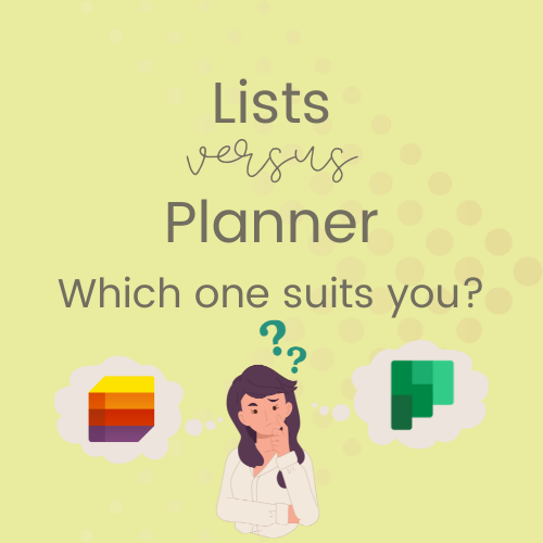 BLOG - Lists v Planner