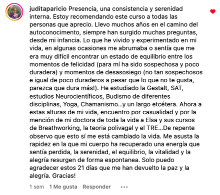 Testimonio Libérate