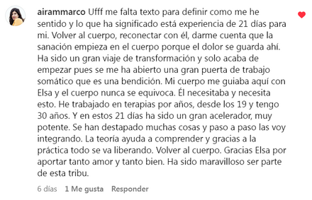 Testimonio Libérate