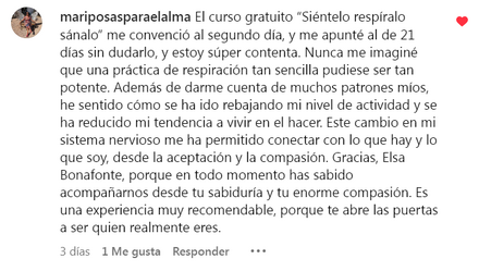 Testimonio Libérate