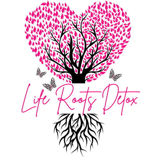 life roots detox vertical tree logo