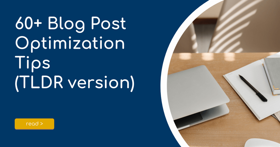 blog post optimization tips redux