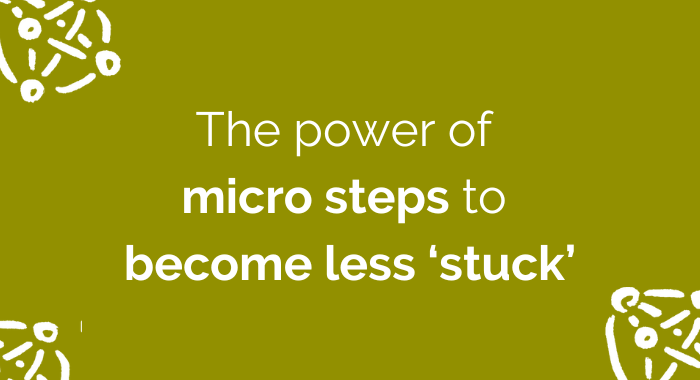 micro steps for a goal