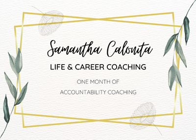 One Month of Accountability Coaching