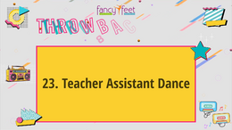 SA 23 Teacher Assistant Dance