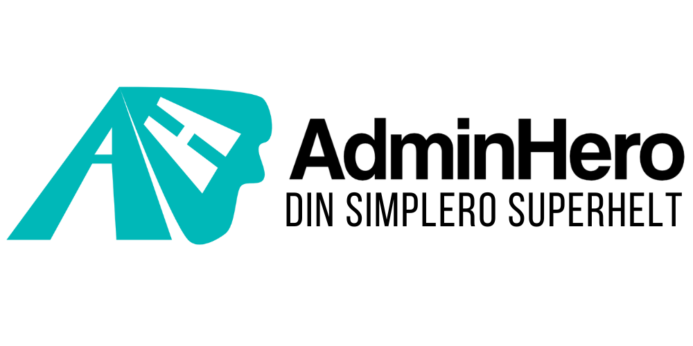 AdminHero - Din Simplero Superhelt logo