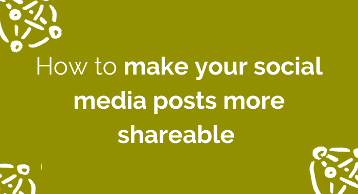 Shareable social media posts