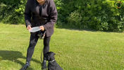 25. Maddie - A fun, but also serious game, where we train patience, recall, search and come come after a completed task - Captions