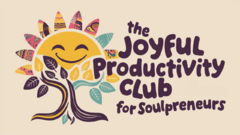 Logo The Joyful Productivity Club For Solopreneurs & Freelancers