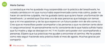 Testimonio