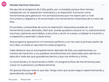 Testimonio