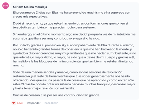 Testimonio