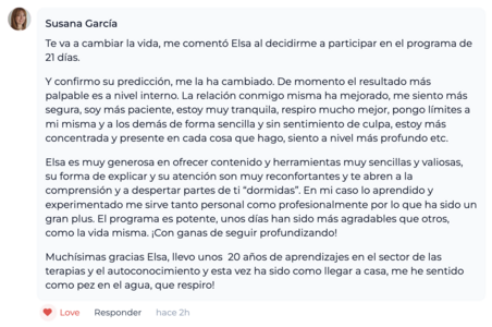 Testimonio