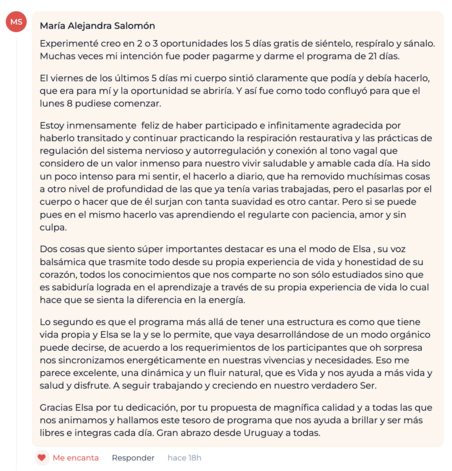 Testimonio