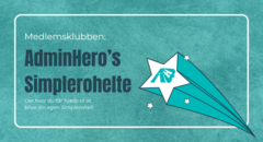 AdminHeros Simplerohelte - cover