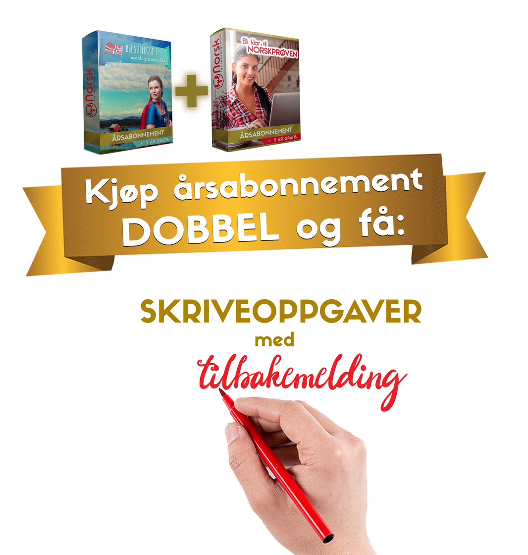 NFI-SU - Skriveoppgaver salgsside